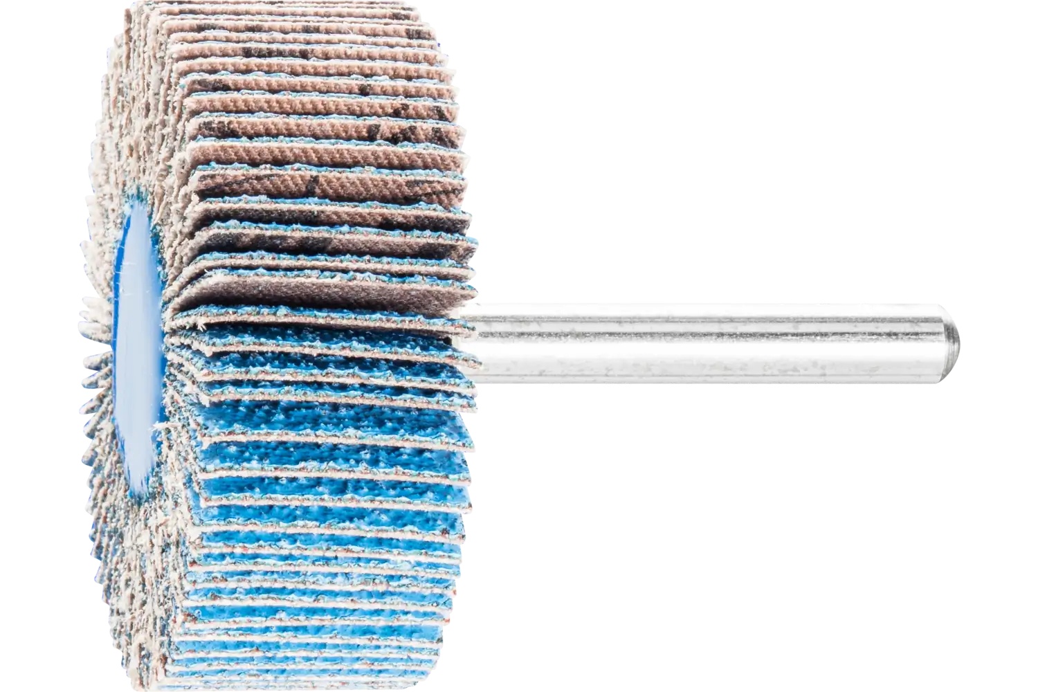 Picture of Pferd Mounted Flap Wheel, 2" X 1, 60 Grit, 1/4" Shank, Zirconia Z-Cool